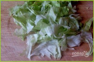 Салат с ветчиной и сухариками - фото шаг 5