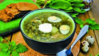 Борщ из крапивы