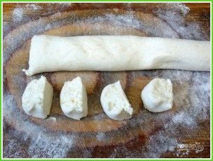 Ленивые творожно-рисовые вареники с сыром - фото шаг 3