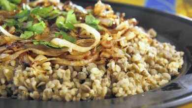 Плов из чечевицы