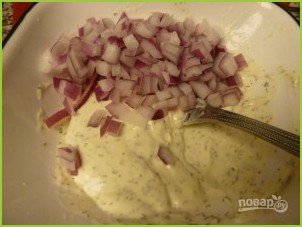 Салат из авокадо с креветками - фото шаг 2