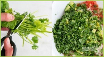 Салат из морепродуктов с авокадо - фото шаг 3