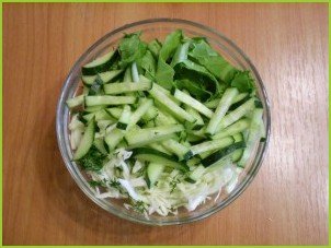 Салат капустный витаминный - фото шаг 5