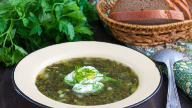 Борщ из щавеля