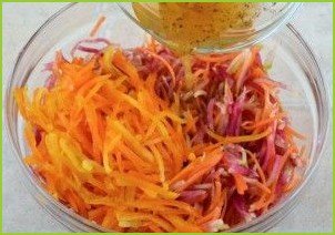 Постный салат из моркови - фото шаг 4