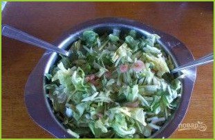 Салат из креветок с авокадо - фото шаг 5