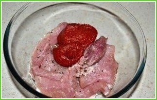 Мясо на шпажках в духовке - фото шаг 2