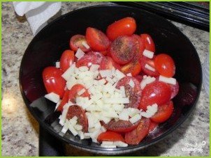 Салат с помидорами черри - фото шаг 4