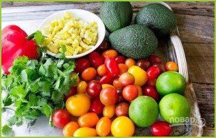 Быстрый овощной салат - фото шаг 1