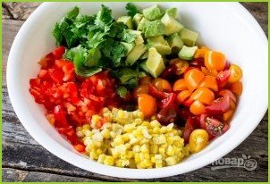 Быстрый овощной салат - фото шаг 2