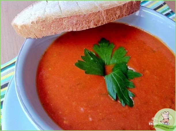 Густой томатный суп - фото шаг 1