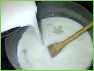 Рисовый пудинг с сахаром - фото шаг 4