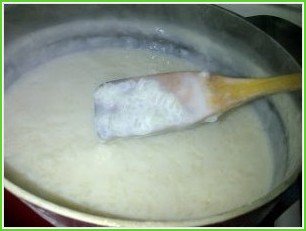 Рисовый пудинг с сахаром - фото шаг 5