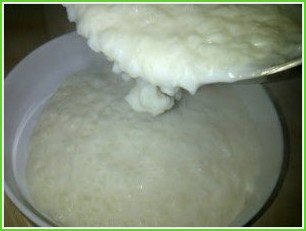 Рисовый пудинг с сахаром - фото шаг 6