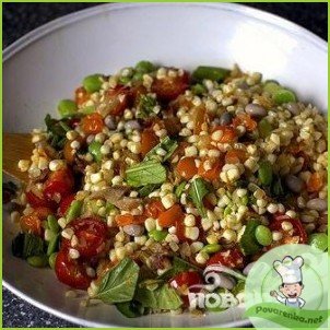 Салат из фасоли, кукурузы и бекона - фото шаг 3