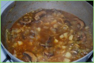 Грибной суп из шампиньонов с картофелем - фото шаг 2