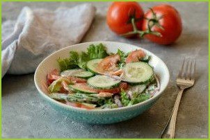 Овощной салат с йогуртом - фото шаг 6