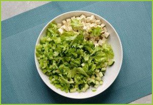 Салат с кукурузой и сельдереем - фото шаг 3