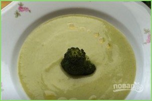 Крем-суп из брокколи с плавленым сырком - фото шаг 4
