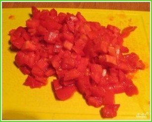 Омлет с помидорами - фото шаг 4