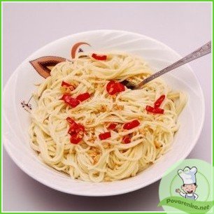 Спагетти алио олио - фото шаг 6