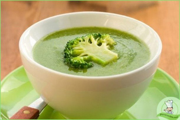 Крем-суп из брокколи с плавленым сыром - фото шаг 1