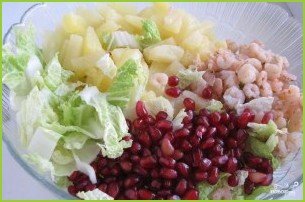 Салат с капустой и креветками - фото шаг 3