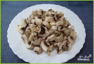 Жареные грибы с баклажанами - фото шаг 3