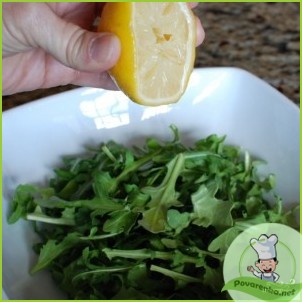 Лимонный салат с рукколой - фото шаг 4