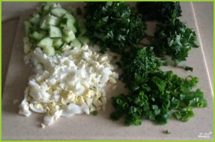 Салат из одуванчиков и крапивы - фото шаг 2