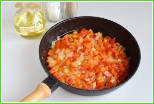 Гречка с овощами в духовке - фото шаг 3