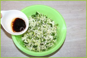Хрустящий зелёный салат - фото шаг 6