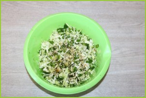 Хрустящий зелёный салат - фото шаг 7