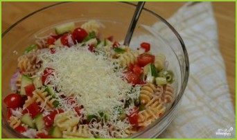 Итальянский салат с пастой - фото шаг 4
