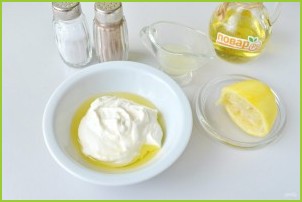 Куриный салат с лимоном и йогуртом - фото шаг 3