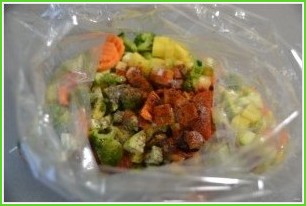 Овощное рагу в пакете для запекания - фото шаг 14