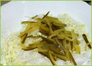 Салат из рисовой лапши - фото шаг 5