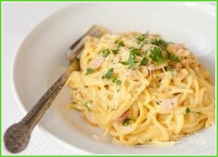 Спагетти под соусом карбонара - фото шаг 7
