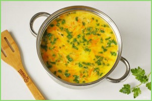 Сырный суп из горбуши - фото шаг 9