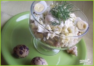 Кальмаровый салат с огурцом - фото шаг 5