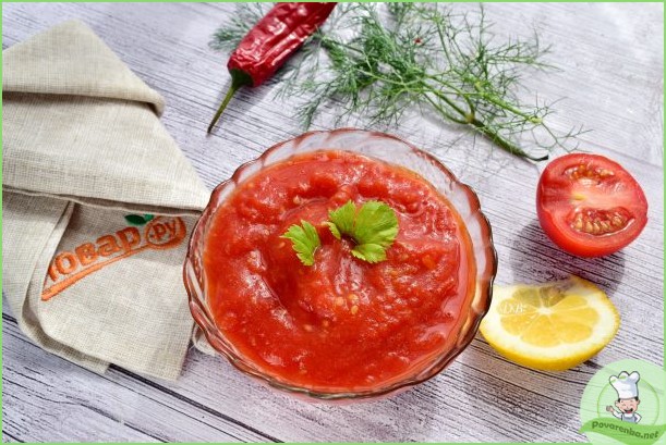 Пикантный томатный суп - фото шаг 1