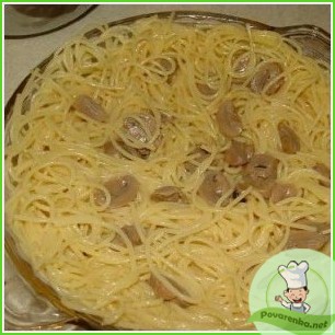 Пирог из спагетти - фото шаг 3