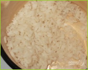 Салат из печени трески с рисом - фото шаг 2