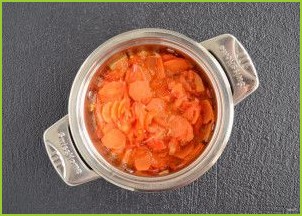Салат из помидор, перца и моркови - фото шаг 4