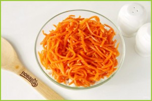 Салат с корейской морковкой и курицей - фото шаг 6