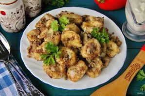 Галушки с печенкой - фото шаг 14