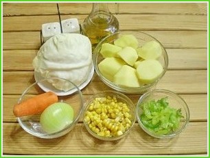 Картофельное рагу с овощами - фото шаг 1