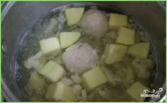Крем-суп из индейки - фото шаг 4