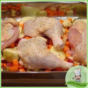 Куриное жаркое с овощами - фото шаг 4