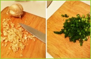 Салат с киноа, шпинатом и грибами - фото шаг 3